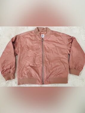 GAP Dusty Rose Kids Bomber Jacket